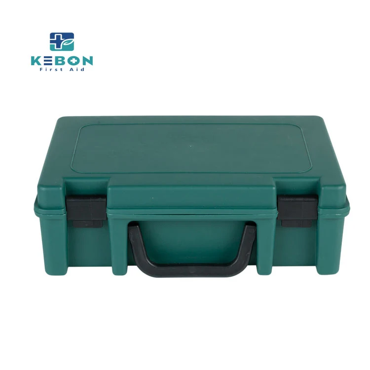 Kit di pronto soccorso in plastica verde
